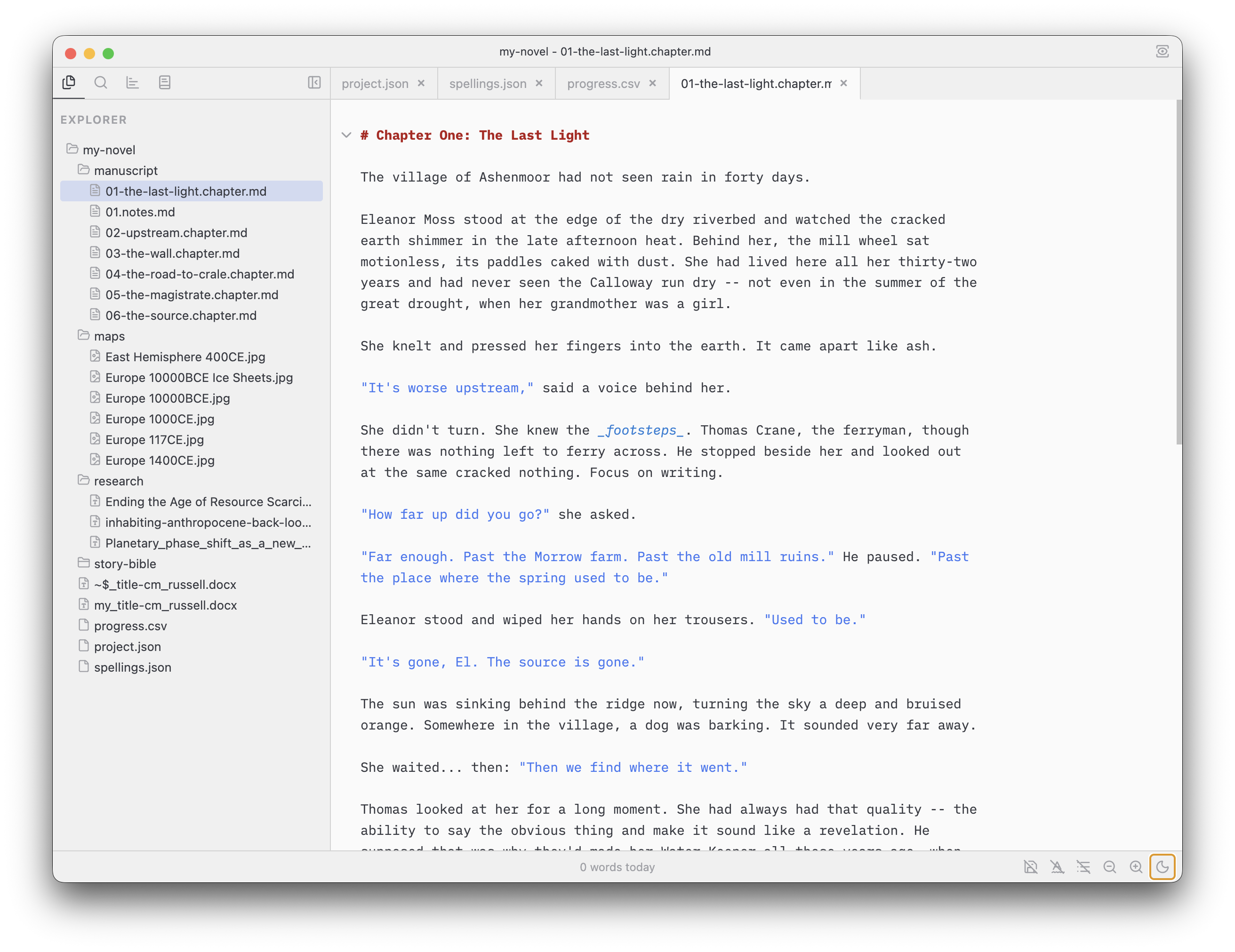 Mała screenshot — light mode